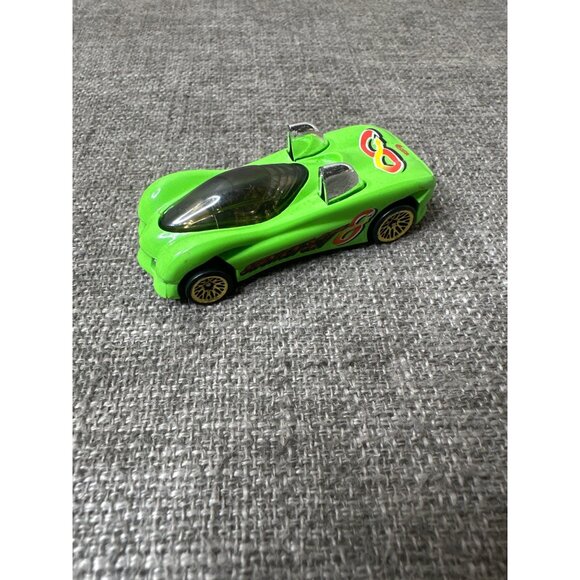 Hot Wheels Other - 1995 Hot Wheels Power Pipes Die-Cast Toy Car Green With Yellow & Red Details